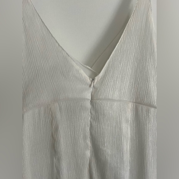 Lulu’s Captivated Beauty White Satin Ruffled Midi Dress - Picture 11 of 13